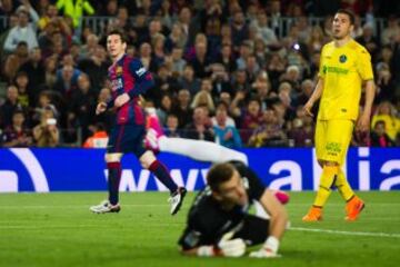 6-0. Messi marcó el sexto gol blaugrana.