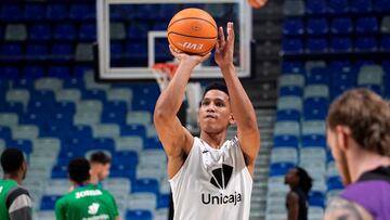 Tyson, en un entrenamiento.