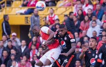 Hubo 28 mil aficionados para este clásico de rojos que se jugó en Bogotá despúes de seis años.