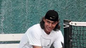 Rafa se puso ayer a punto.