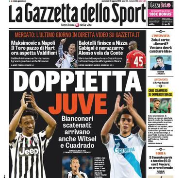 Operación Cuadrado: Regreso a la Juve y a las portadas de Italia