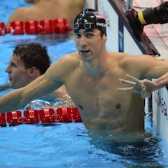 Phelps tiñe de oro su vigésima medalla en la historia olímpica