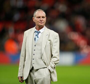 Paul Gascoigne, durante un partido de la selección de Inglaterra.