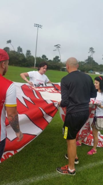 El equipo cardenal entrena y comparte con sus hinchas en el Wide World of Sports Complex de la ciudad de Deltona, Florida. 