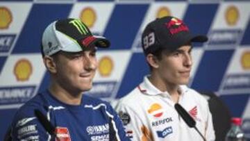 Marc Márquez: "No vetaría la llegada de Jorge Lorenzo"