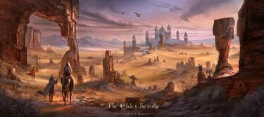 El arte de los escenarios en The Elder Scrolls Online: desiertos, naturaleza verde y frío territorio nevado