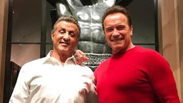 Schwarzenegger vuelve a casa de Stallone por Navidad.