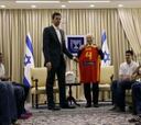 Pau Gasol se entrevistó con Simón Peres en Israel