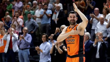 Rafa Martínez, visiblemente emocionado.