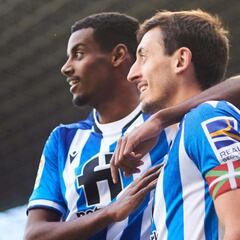 Isak no llega a tiempo contra el Atlético