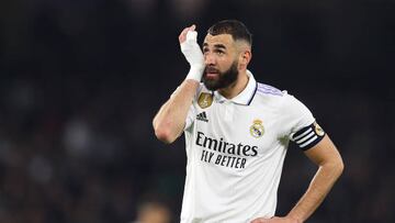 Benzema... ahora el tobillo