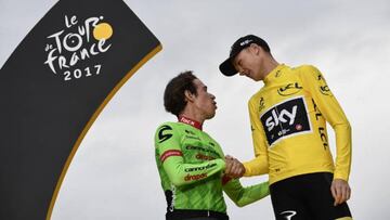 Froome a Urán: "Voy para Medellín, mijo"