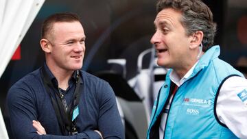 Rooney con Alejandro Agag