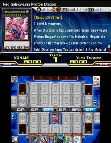 Captura de pantalla - Yu-Gi-Oh! Zexal: Duel Carnival (3DS)