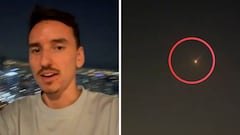 Dubai resident films Iranian missiles flying over city from his balcony