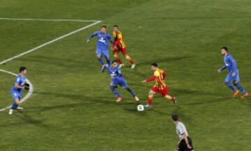 0-2. Segundo gol Messi.