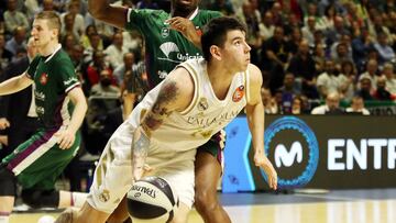 Gabriel Deck, en la pasada final de la Copa del Rey.