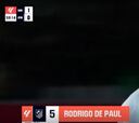 El gol de 70 metros de De Paul que ya queda para siempre en la retina del rojiblanco
