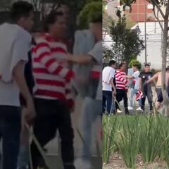 Vídeo: Afición de Chivas golpea brutalmente a fan de Cruz Azul