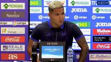 Cucho Hernández: "Voy a dar la vida por el Getafe"