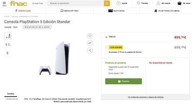 PS5 y PS5 Digital Edition: dónde reservar PlayStation 5; Amazon, GAME, Media Markt, Fnac...