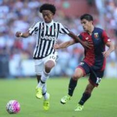 Juventus despierta: gana al Génova con Cuadrado titular