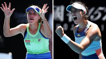 Muguruza, a un paso en Melbourne de la triple corona