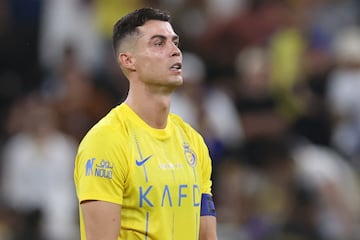 El delantero portugués de Nassr #07 Cristiano Ronaldo
