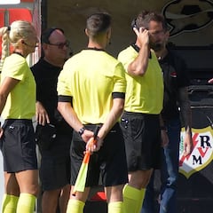Vallecas prueba el VAR durante un entrenamiento