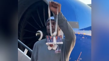 Rashee Rice shows off Super Bowl chain