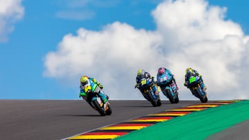 Aldeguer liderando en Moto2.