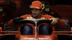 Carlos Sainz (Ferrari). Estambul, Turqu&iacute;a. F1 2021.