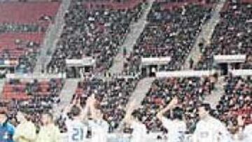 <b>ONO ESTADI MEJOR QUE SON MOIX. </b>Al Madrid le fue mejor en el estadio bermellón, que esta temporada ha cambiado su nombre. Los de Capello ya ven la luz...