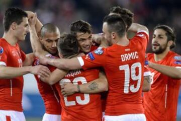 Suiza-Estonia. Granit Xhaka.