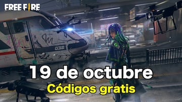 Códigos Free Fire de hoy 19 de octubre de 2021;