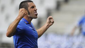 Diego Cervero, en un partido con el Oviedo.