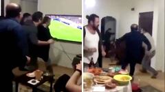 ¡Fans casi destruyen su casa por un gol fallido de su equipo!