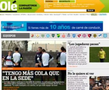 Portadas de la prensa extranjera