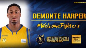 Demonte Harper, nuevo jugador del Herbalife Gran Canaria.