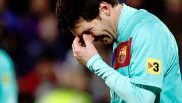 <strong>MESSI NO TUVO SU DÍA.</strong>