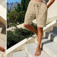 Suave y ligero: el pantalón corto de lino para ir fresco en verano