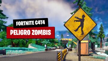 fortnite señales carretera peligro zombis donde estan como son