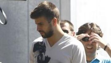 Piqué y Busquets son dudas para el partido del Bernabéu