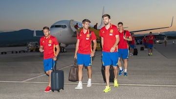 Diego Costa y Morata, en el escaparate en Macedonia