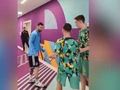 Quedan eliminados y le van a pedir fotos a Messi: ¡la escena viral!