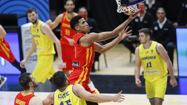 30/11/20 BALONCESTO BASKET FIBA EUROBASKET 2022 VENTANA FASE CLASIFICACION VALENCIA PABELLON FUENTE SAN LUIS SELECCION ESPAÑOLA ESPAÑA - RUMANIA TYSON PEREZ