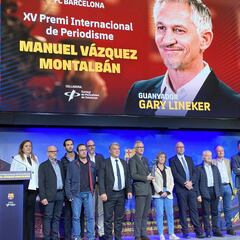 Lineker, carisma para el Premio Vázquez Montalbán