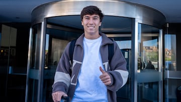 Gonzalo, en la concentración de Las Rozas.