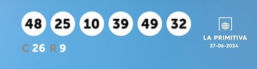 La Primitiva: comprobar los resultados del sorteo de hoy, sábado 22 de junio