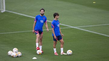 Joao Félix volvió a entrenar con el grupo